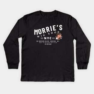 Morrie's Wig Shop NYC - vintage logo Kids Long Sleeve T-Shirt